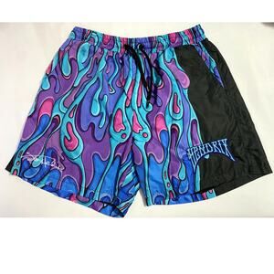 Jimi Hendrix “Lava Lamp” Men’s Shorts – Purple – Size Large